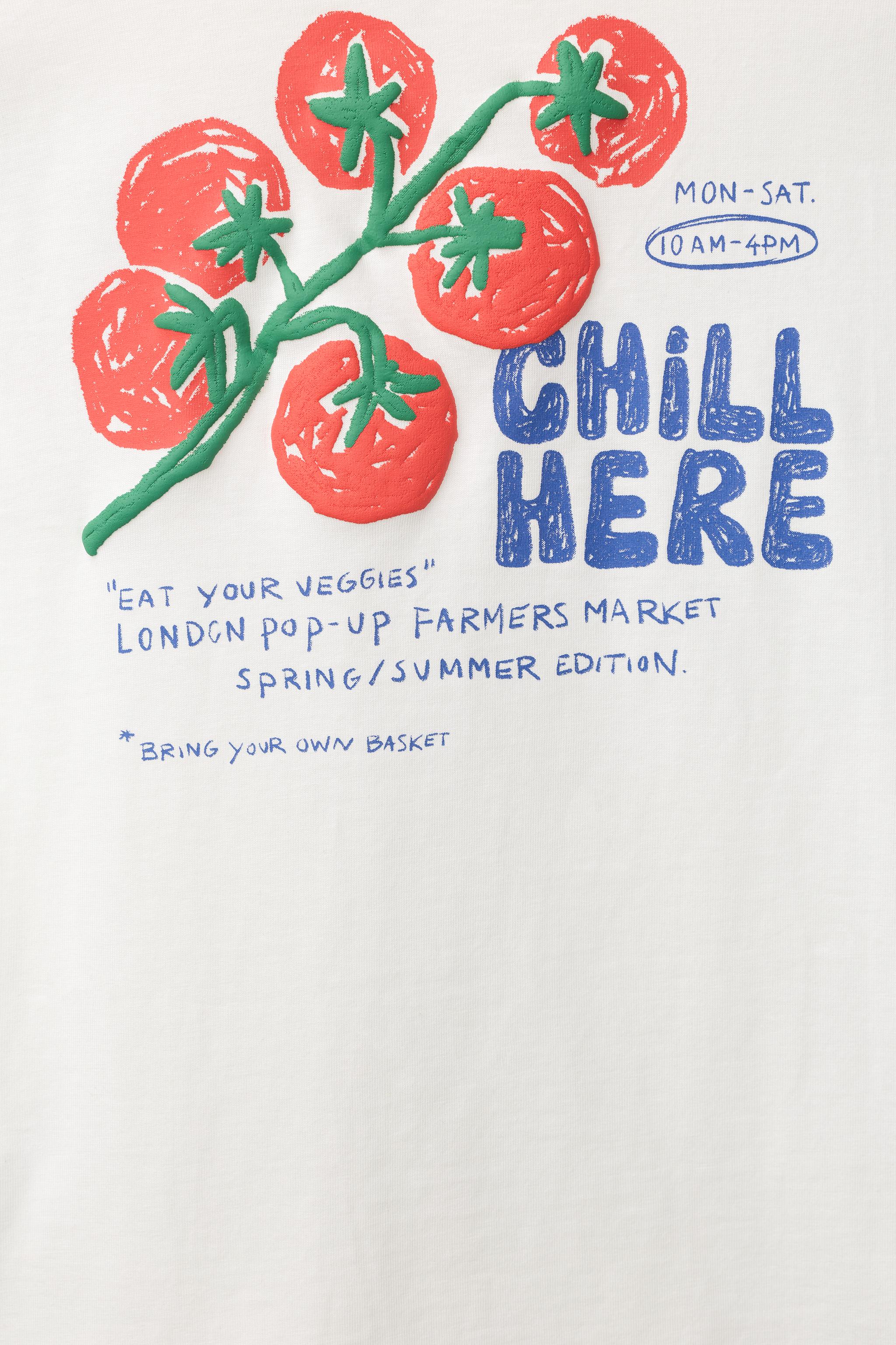 T-SHIRT À IMPRIMÉ ALIMENTAIRE